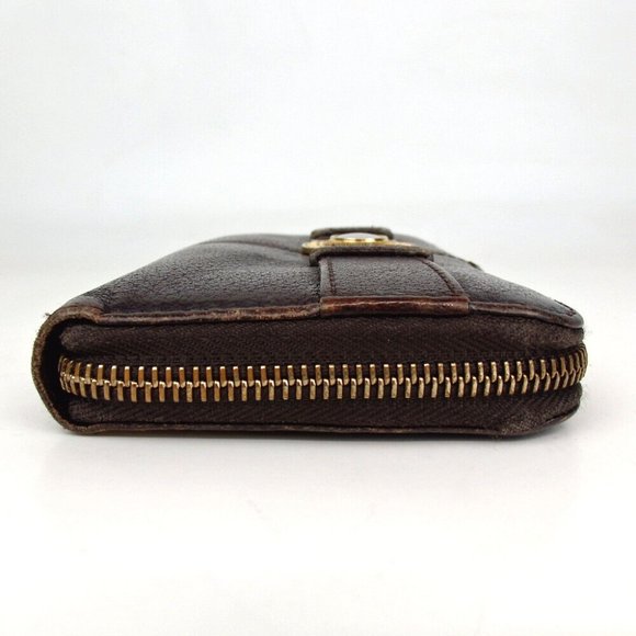 🦄 BURBERRY Zip Leather Wallet - Picture 4 of 7
